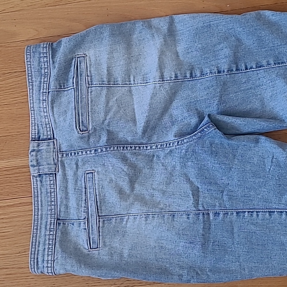 Chelsea28 Flare Button Fly Ankle High Rise Jeans - Picture 4 of 8